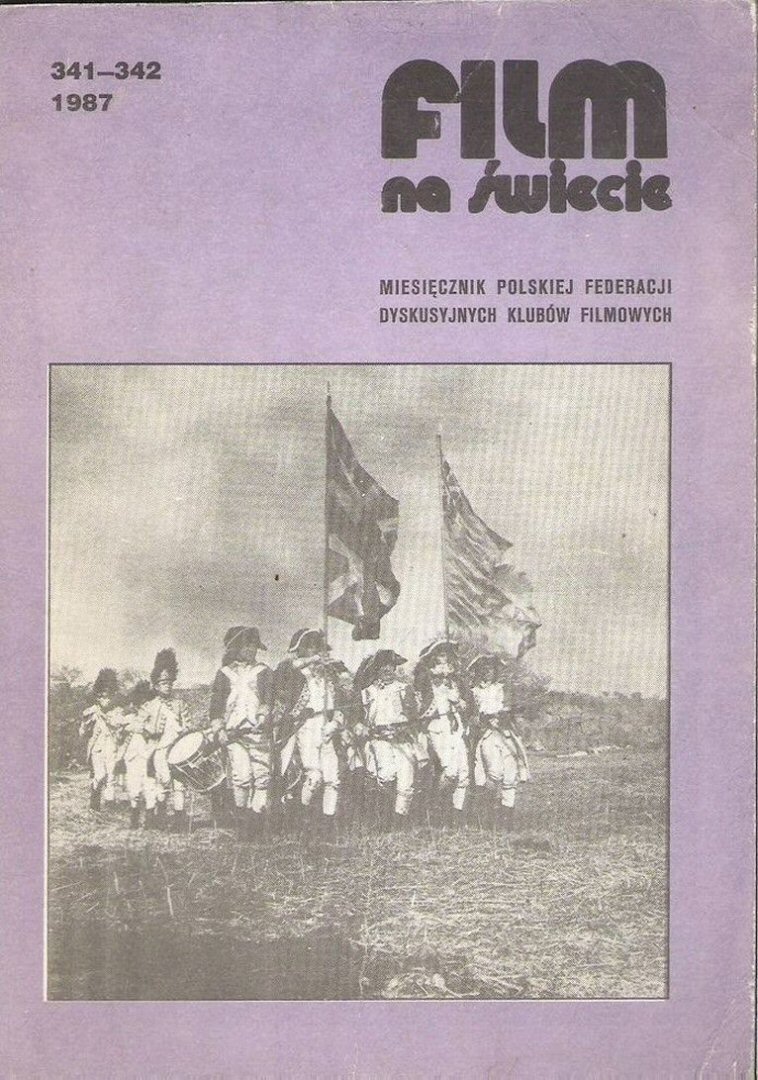 FILM NA SWIECIE magazine side cover Issue 341-342 (5-6)   1987